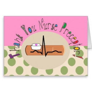 Nurse Preceptor Thank You Card III