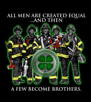 Irish Firefighter brotherhood Image