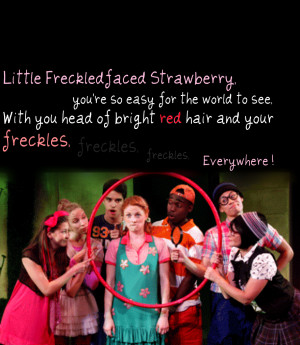 Little Frecklefaced Strawberry!” Frecklefaced Strawberry Musical