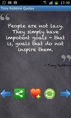 View bigger - Tony Robbins Quotes FREE! for Android screenshot