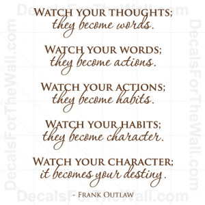 ... -Watch-Your-Thoughts-Character-Wall-Decal-Vinyl-Sticker-Quote-M06