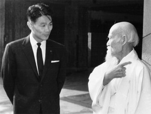 ... sensei (西尾 昭二) and Aikido Founder Morihei Ueshiba O-Sensei