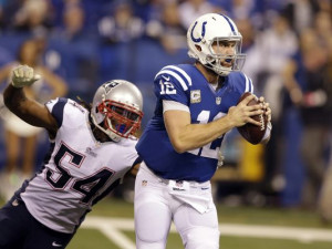 Patriots win with strong passing, running, defense