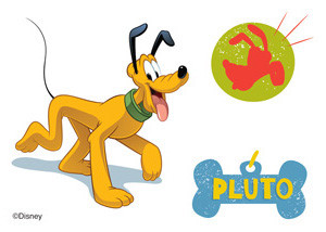 Disney Pluto Temporary Tattoos