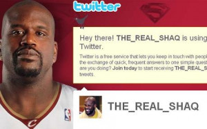 ... Lance Armstrong, Shaquille O’Neal and Andy Roddick kings of twitter