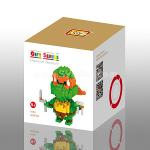 Teenage Mutant Ninja Turtles Michelangelo Figure Toy LOZ DIY Diamond