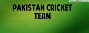 Pakistan Cricket Team Profile Facebook Covers