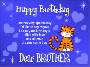 Happy Birthday Quotes for Older Brother