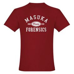 masuka forensics t shirt more rings spun cotton masuka forensic ...