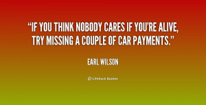 Nobody Cares Quotes