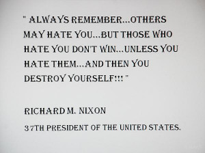 Nixon Quote Print by Rob Hans