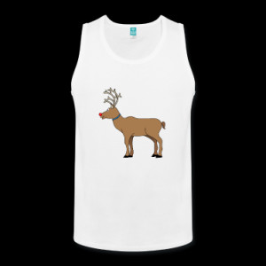 Rudolph The Red Nosed Reindeer Men’s Premium Tank Top