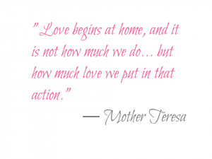 Love My 2 Sons Quotes But i love what mother teresa