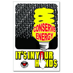 Energy Conservation Sign, Save Energy Sign, Energy Waste Sign, Energy ...