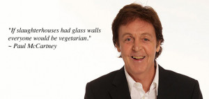 Paul McCartney Vegetarian Quotes