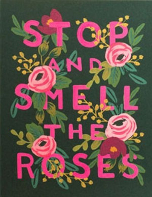 Stop & smell the roses