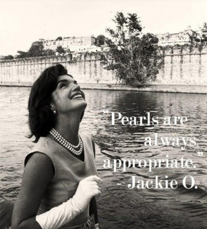 Classy girls wear pearls