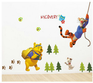 Cartoon-font-b-cute-b-font-animal-trees-home-decoration-wall-art ...