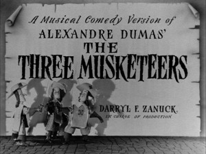 ... Three Musketeers” (1939), a good-humored take-off on the famous