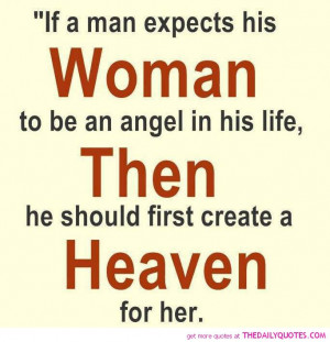 If a man expec...