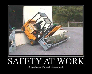 safety at work humorous motivational poster
