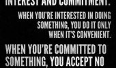 Interest And Commitment