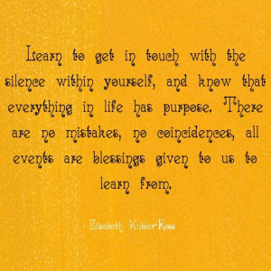 ... given to us to learn from.” ~Elisabeth Kubler-Ross Solo-E.com