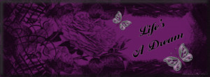 Purple Facebook Cover Photos With Quotes I made this cover with scraps