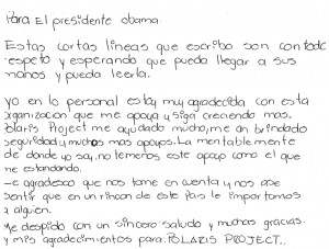 Letter from a survivor of human trafficking to President Barack Obama