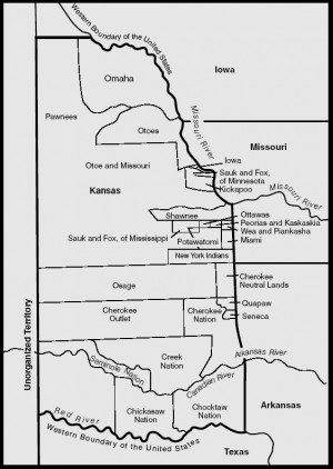 Indian territory at the time of the first Lamanite mission. Several of ...