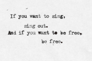 singing quotes