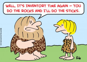 Cartoon: CAVEMAN INVENTORY (medium) by rmay tagged caveman,inventory