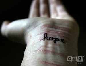 meaningful tattoo over old fading scars, I know I already have hoped ...