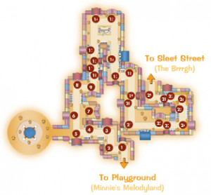 Toontown Baritone Boulevard Map