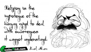 Religion Is The Impotence by karl-marx Picture Quotes