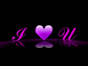 Love You purple Image