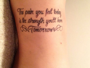 Crohn's disease quote tattoo Tattoo Ideas, Strength Quotes Tattoo ...