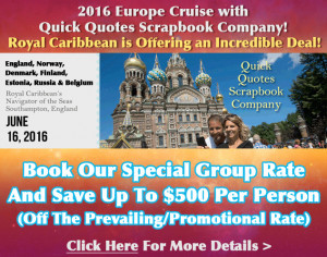 Cruise with Quick Quotes Scrapbook Company!