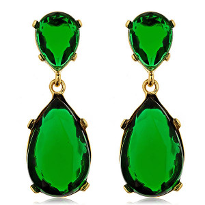 Kenneth Jay Lane Emerald Earrings