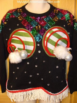 naugty christmas sweaters | naughty ugly christmas sweater ahh | heh.