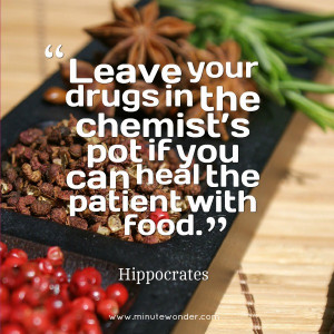... chemist's pot if you can heal the patient with food.