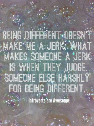 Being Different