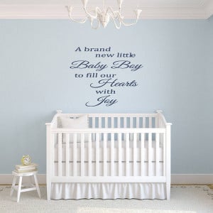 Brand New Lilttle Baby Boy To Fill Our Hearts With Joy - Baby Quote