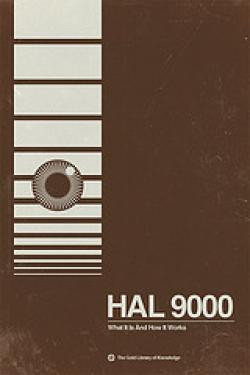 HAL 9000 - 2001: A Space Odyssey Movie Poster