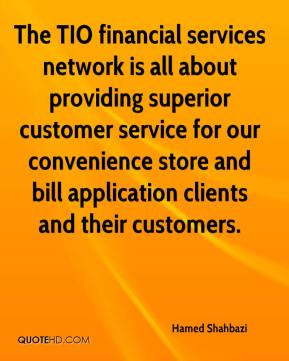 services network is all about providing superior customer service ...