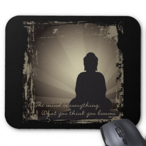Buddha Mind Is Everything Mousepads
