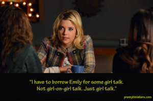 Behold her finest quotes from PLL Season 3 in the photo gallery below ...