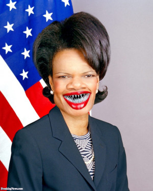 Condoleezza Rice Shark Funny Pictures Picture