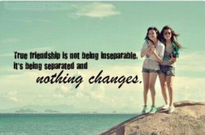 True friendship quote.