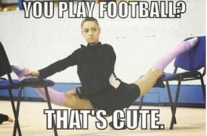 ... this image include: football, split, flexible, contortion and funny